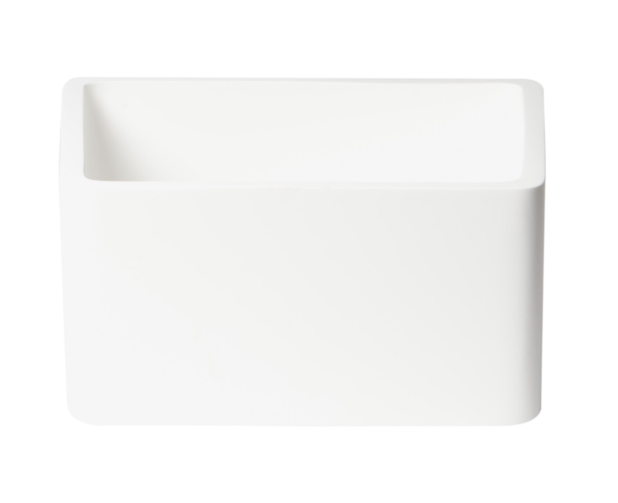 ALFI ABST55 White Matte Solid Surface Resin Bathroom / Shower Stool
