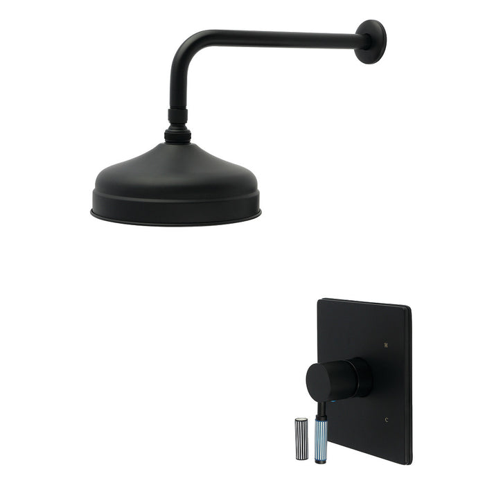 Kingston Brass KB6340KPSSO Verona Single-Handle Pressure Balanced Shower Faucet, Matte Black
