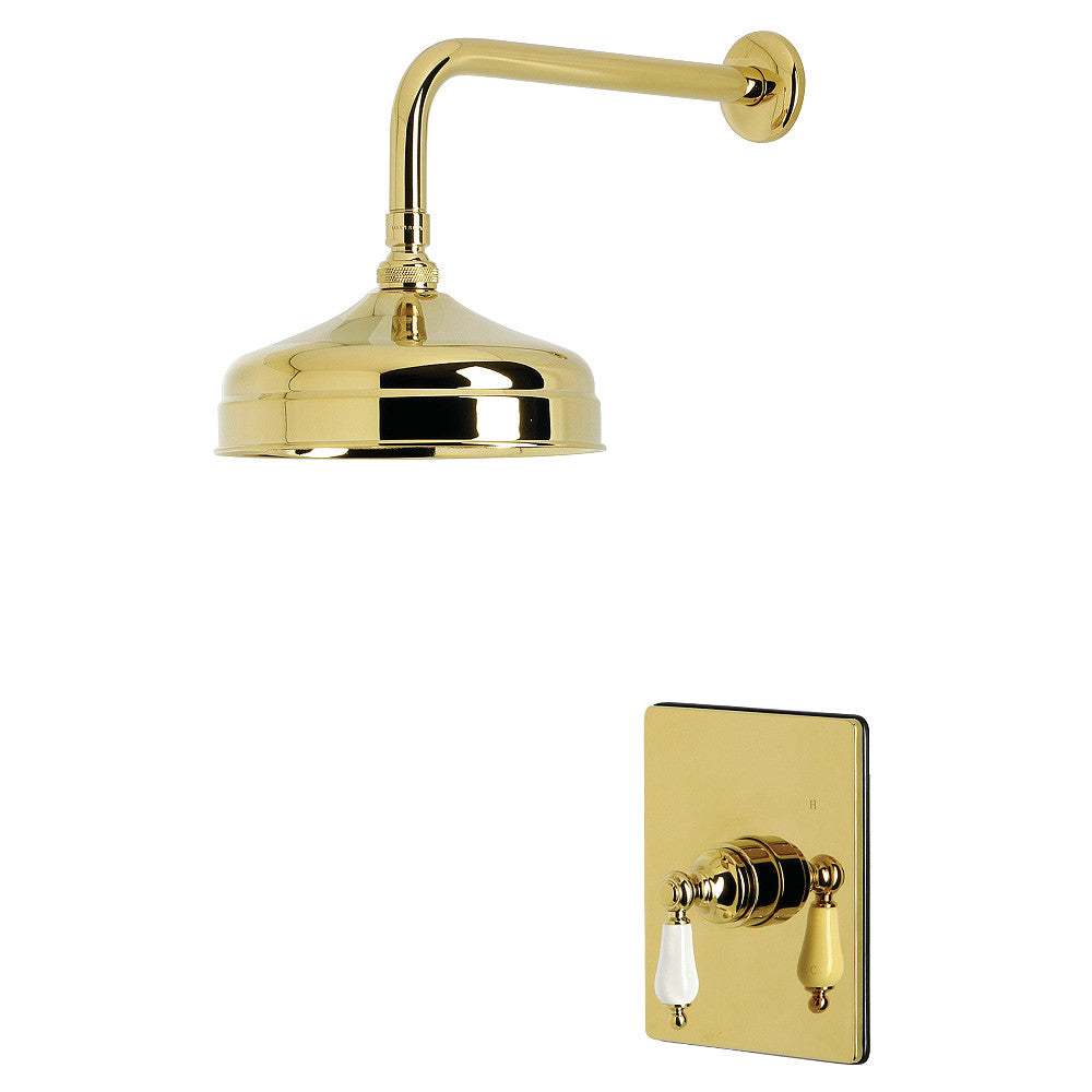 Kingston Brass KB6342PLSO Victorian Single-Handle Pressure Balanced Shower Faucet, Polished Brass