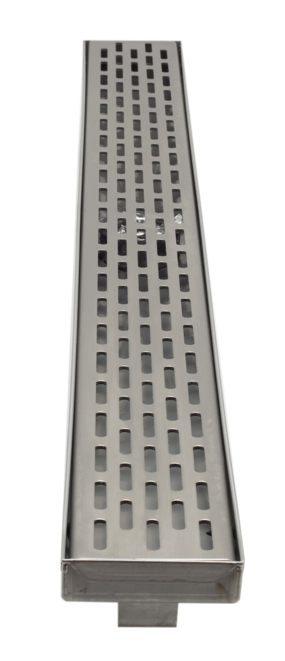 ALFI ABLD36C 36" Modern Stainless Steel Linear Shower Drain with Groove Holes