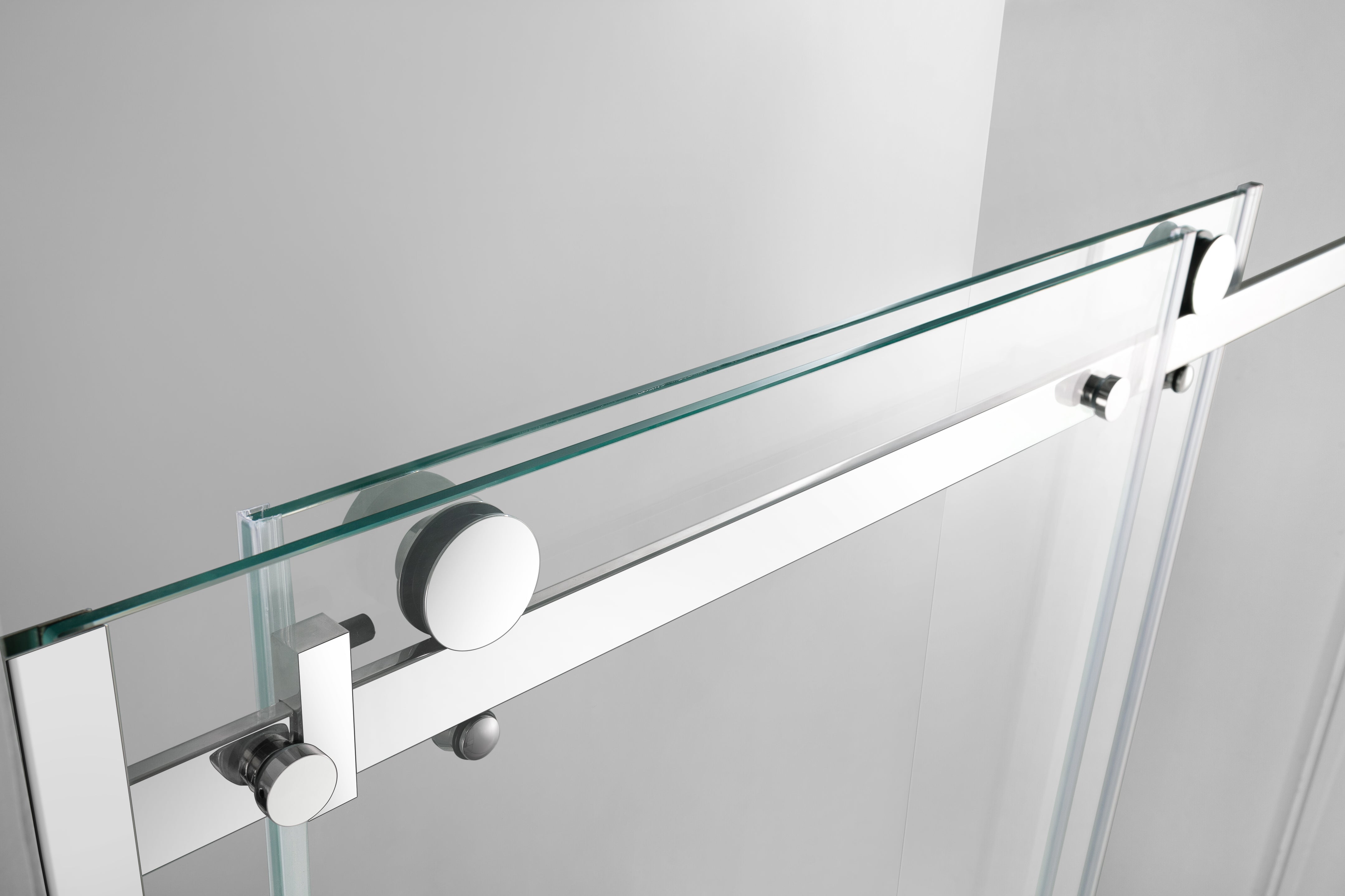 Kingston Brass KVTAP603216L1 60" Acrylic Rectangular 3-Wall Anti-Skid Alcove Tub Combo with Tub Door (Left Hand Drain), White/Polished Chrome