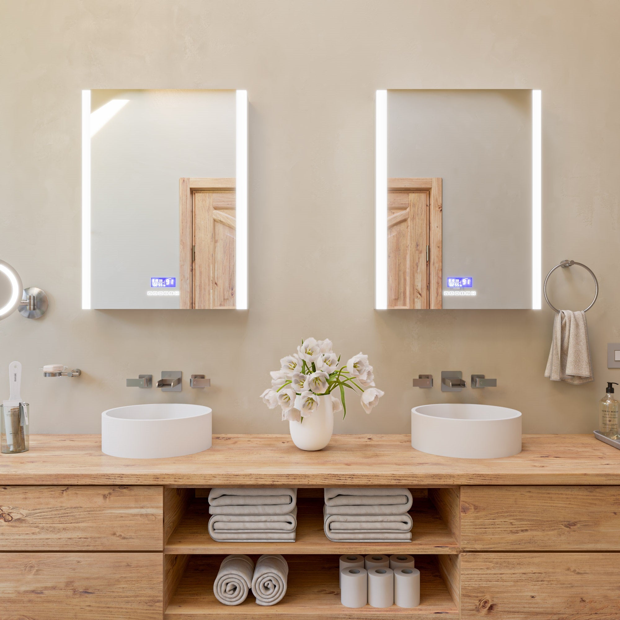 ALFI ABRS15R 15" Round White Matte Solid Surface Resin Sink