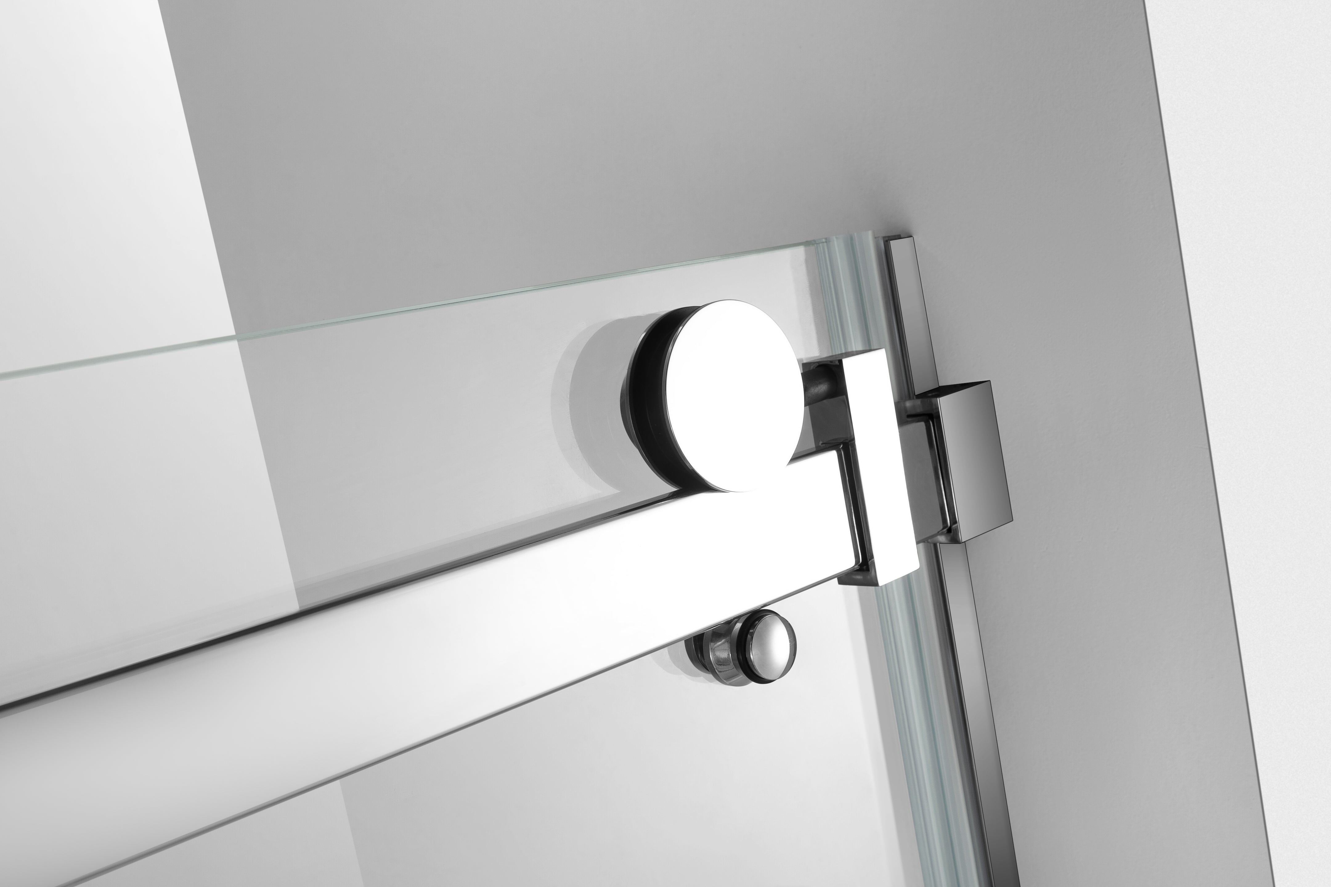 Kingston Brass KVTAP6031L22T1 60" Acrylic Rectangular 3-Wall Anti-Skid Alcove Tub Combo with Tub Door (Left Hand Drain), White/Polished Chrome