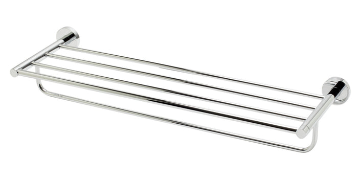 ALFI AB9538-PC Polished Chrome 26 inch Towel Bar & Shelf Bathroom Accessory