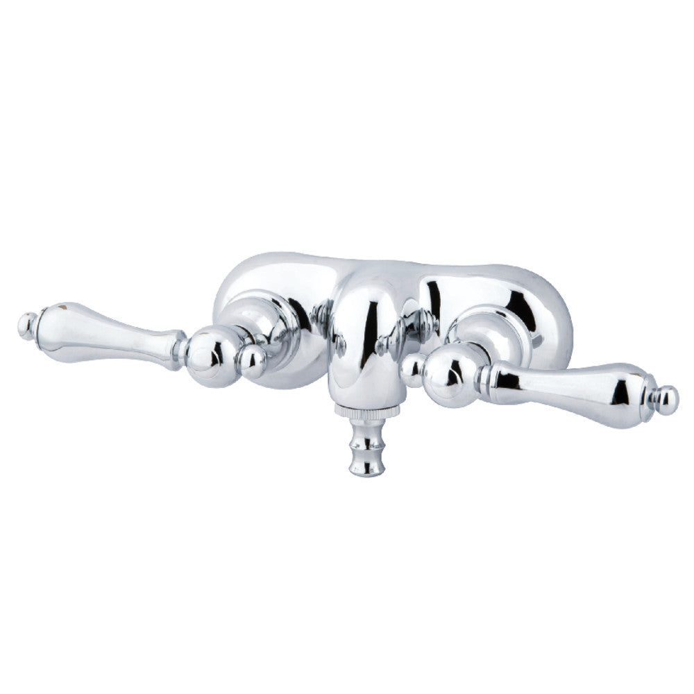 Kingston Brass CC42T1 Vintage 3-3/8-Inch Wall Mount Tub Faucet, Polished Chrome