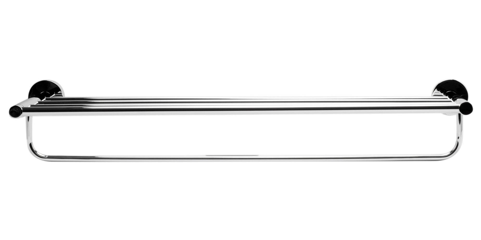 ALFI AB9538-PC Polished Chrome 26 inch Towel Bar & Shelf Bathroom Accessory