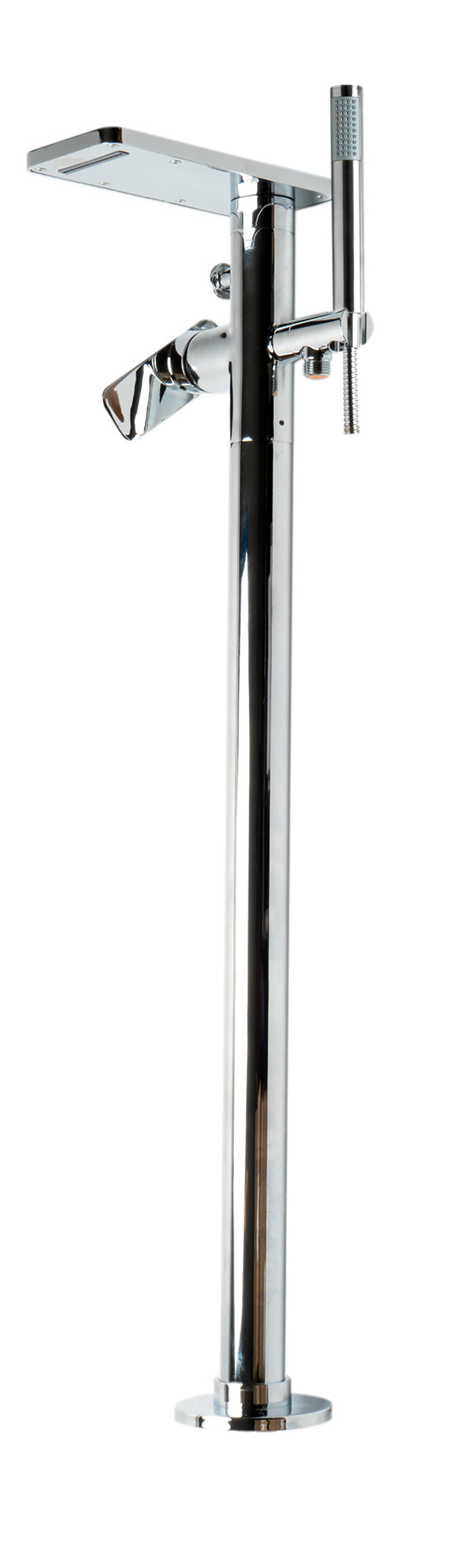 ALFI AB2875-PC Polished Chrome Free Standing Floor Mounted Bath Tub Filler