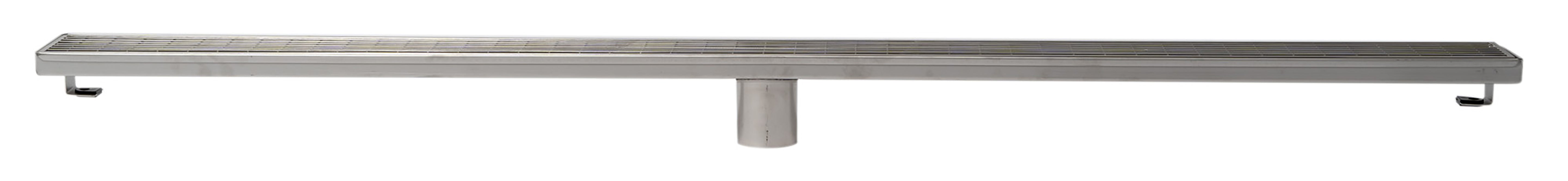 ALFI ABLD47D 47" Stainless Steel Linear Shower Drain with Groove Lines