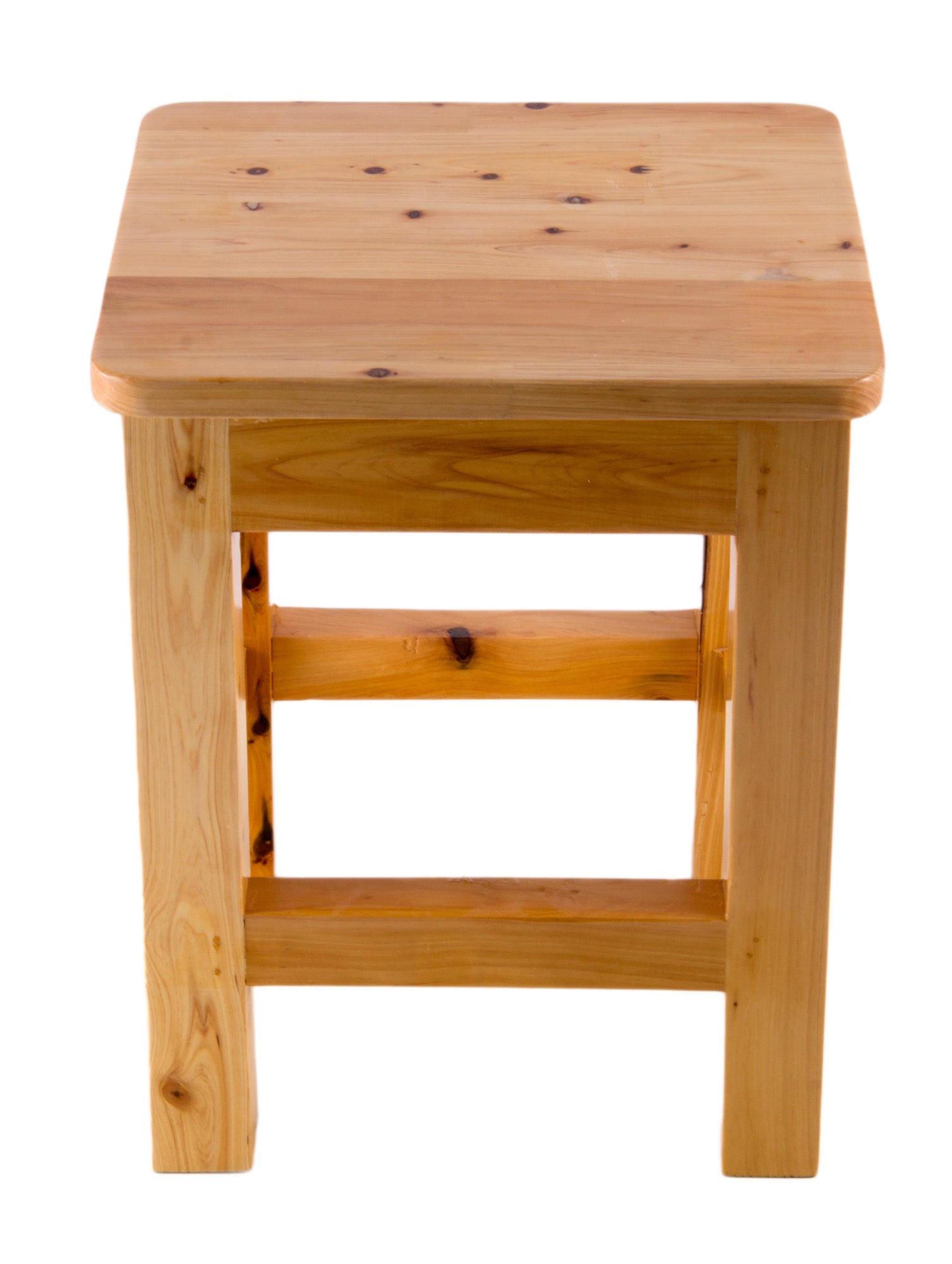 ALFI AB4407 10"x10" Square Wooden Bench/Stool Multi-Purpose Accessory