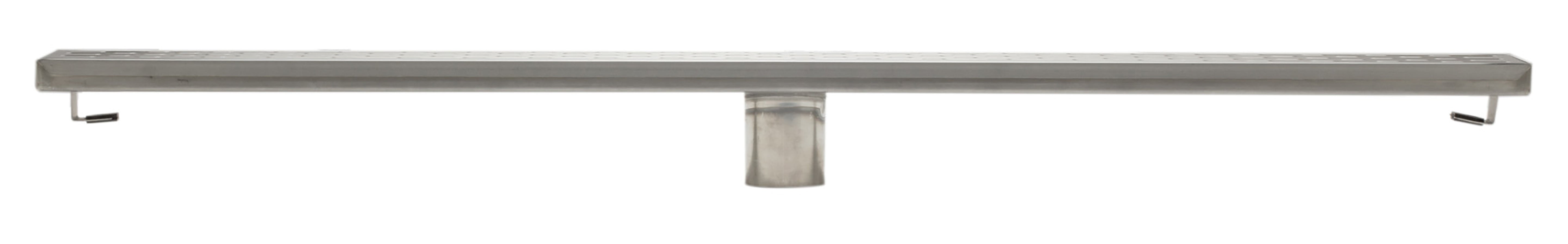 ALFI ABLD36C 36" Modern Stainless Steel Linear Shower Drain with Groove Holes