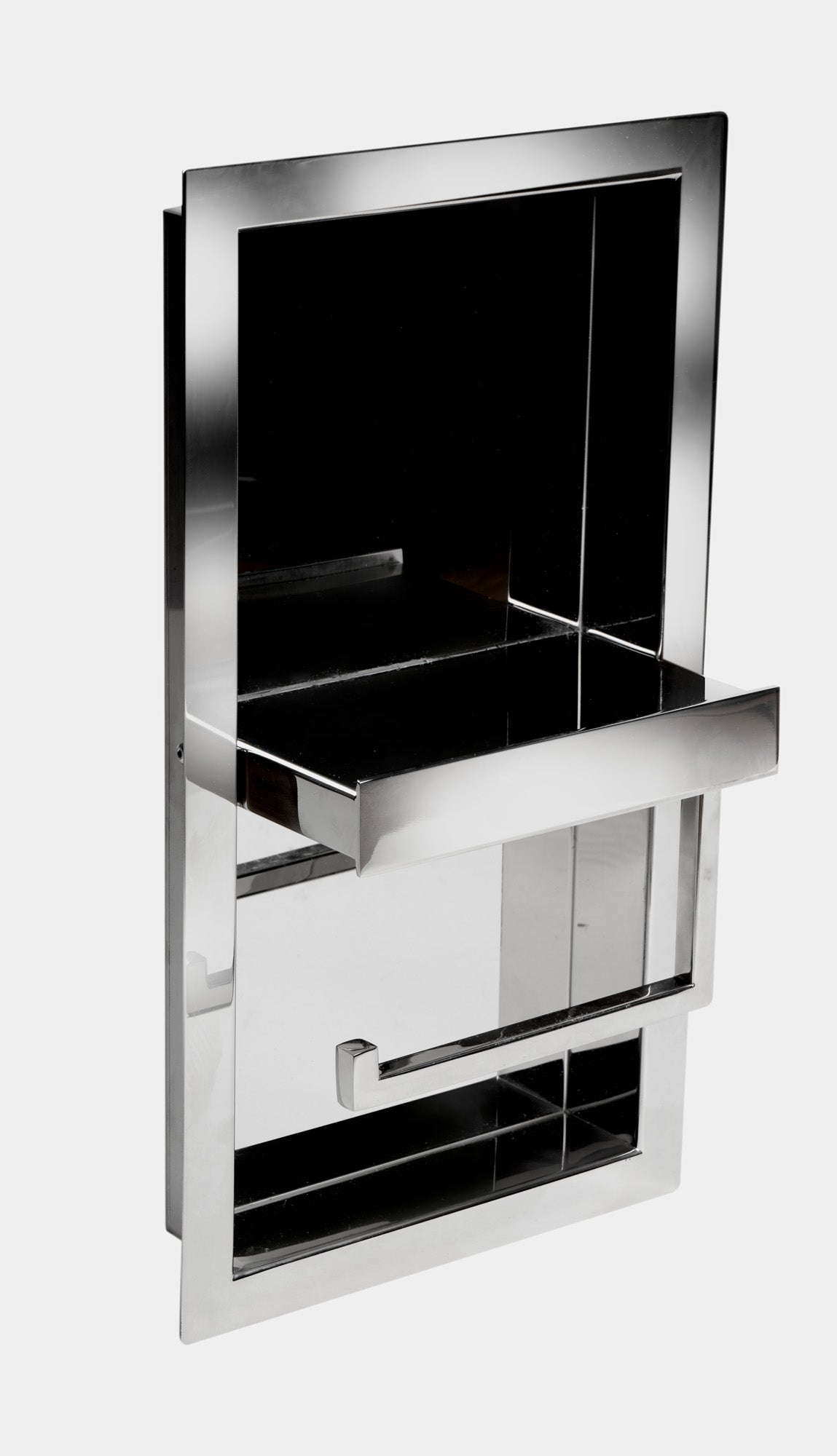 ALFI ABTPN88-PSS Polished Stainless Steel Recessed Toilet Paper Holder Niche