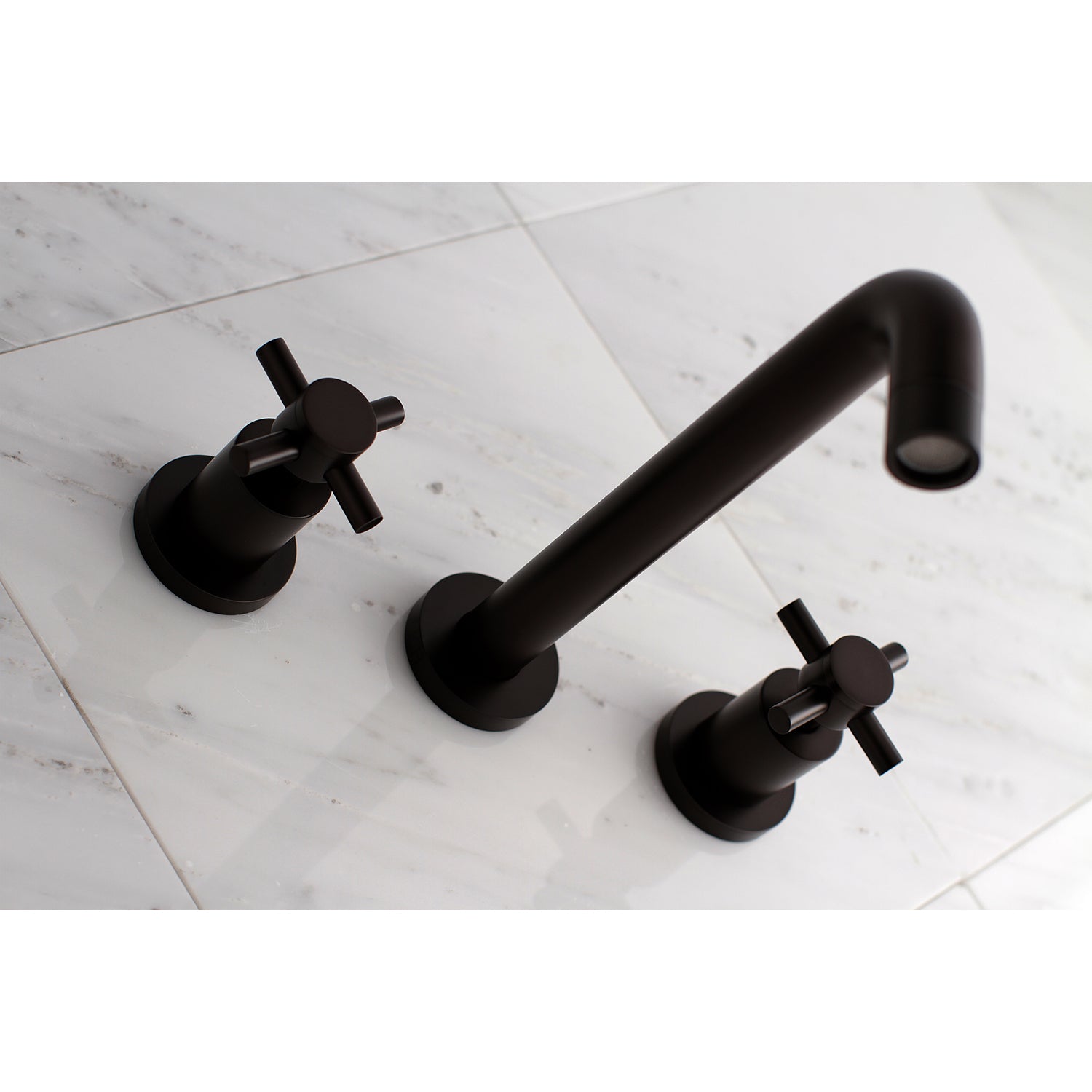 Kingston Brass KS8025DX Concord Two-Handle Wall Mount Roman Tub Faucet, Oil Rubbed Bronze