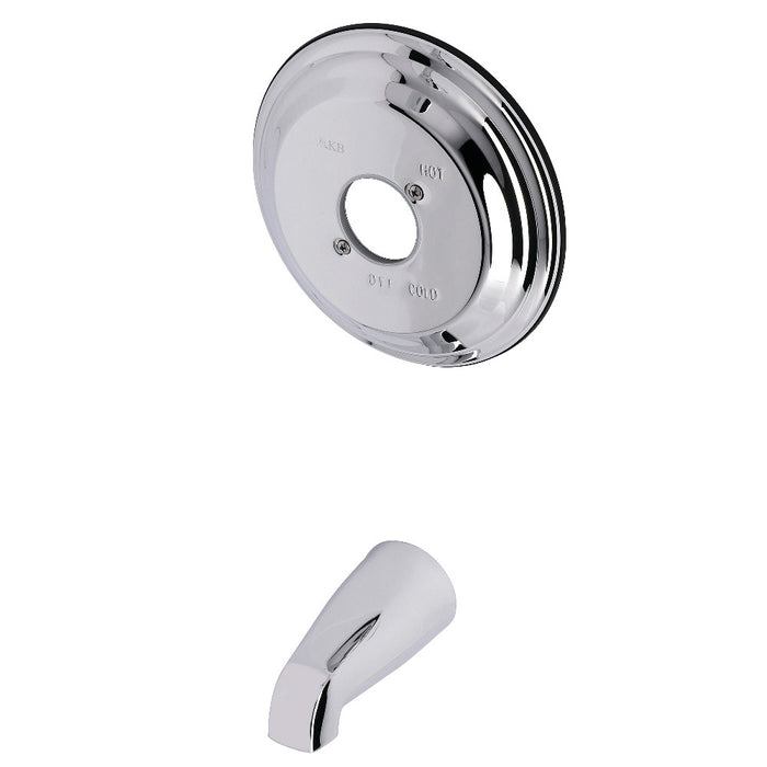Kingston Brass KB3631TTLH Pressure Balanced Tub Faucet, Trim Only without Handle, Polished Chrome