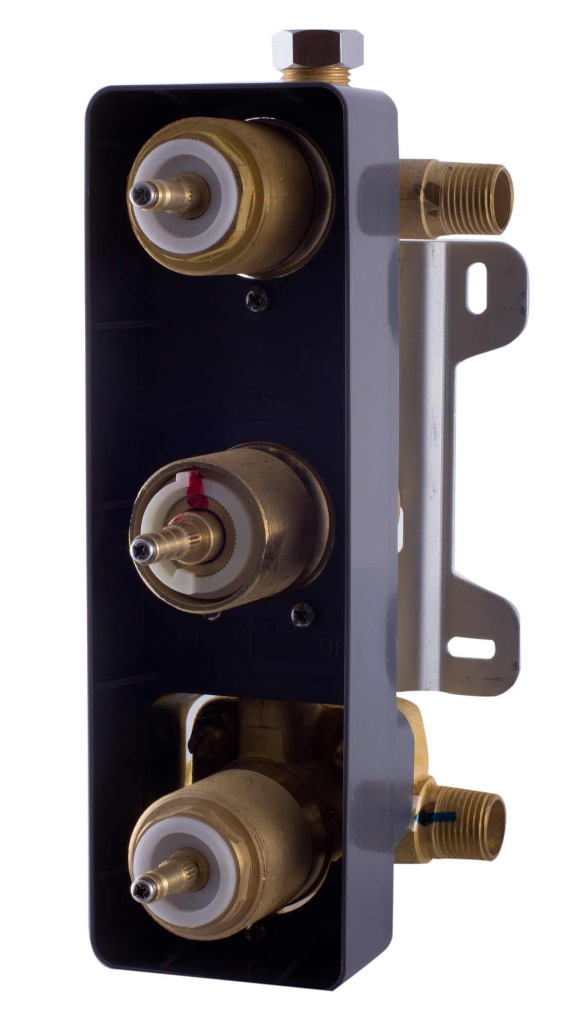 ALFI AB3901-BN Brushed Nickel Round 2 Way Thermostatic Shower Mixer