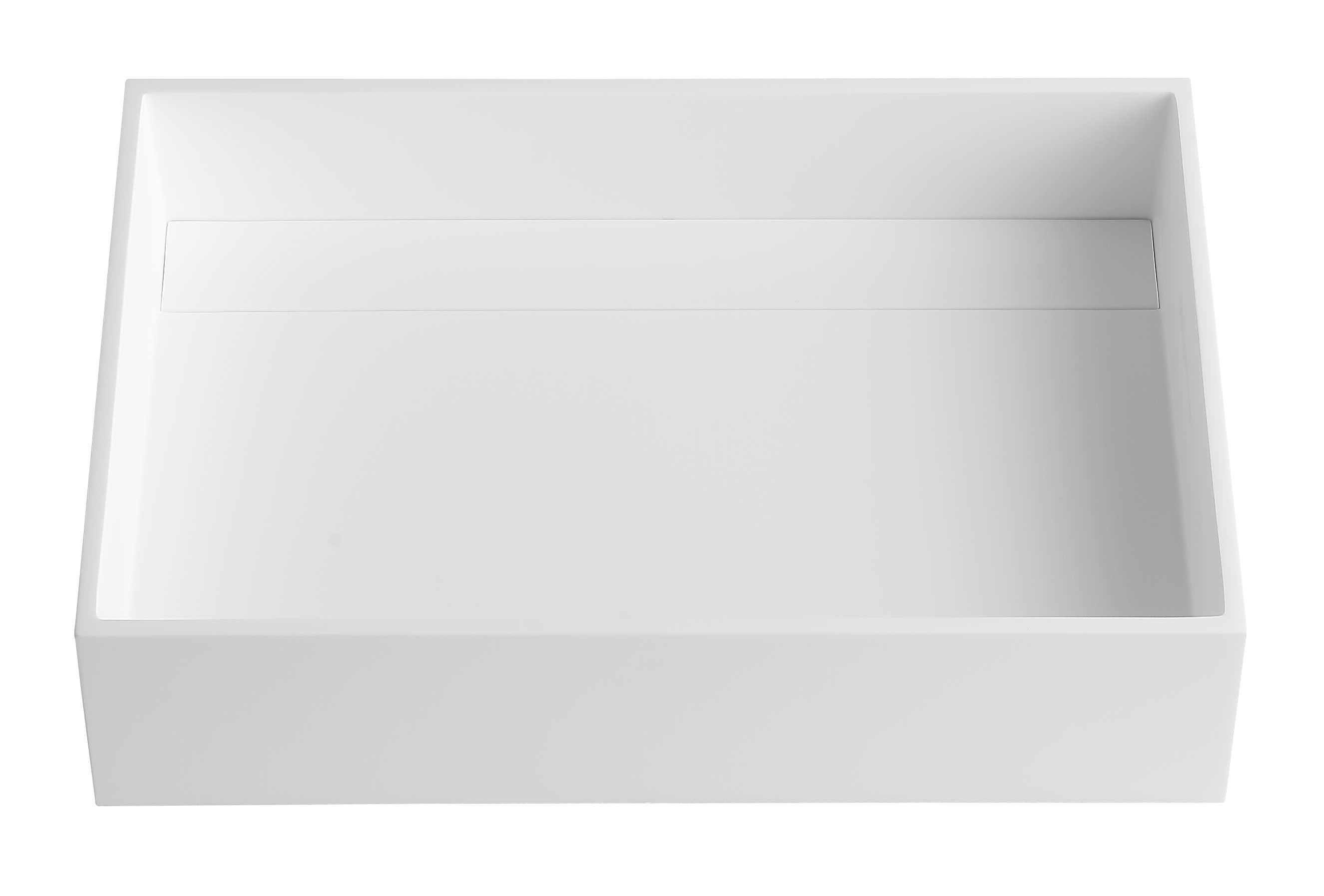 ALFI ABRS2014 20" x 14" White Matte Solid Surface Resin Sink