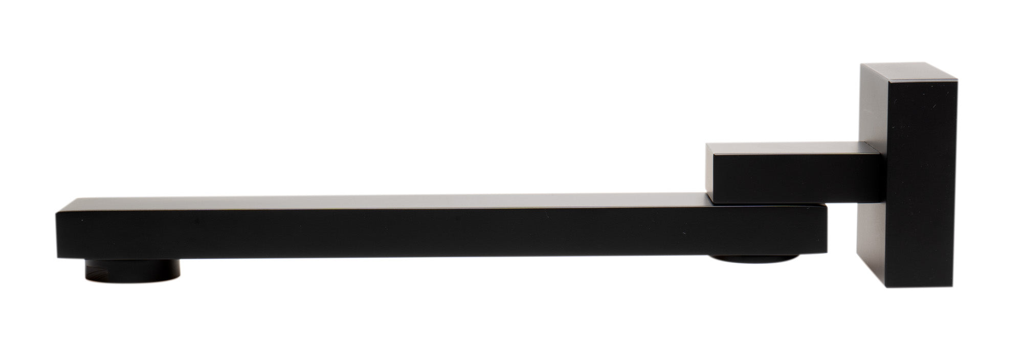 ALFI AB7701-BM Black Matte Square Foldable Tub Spout