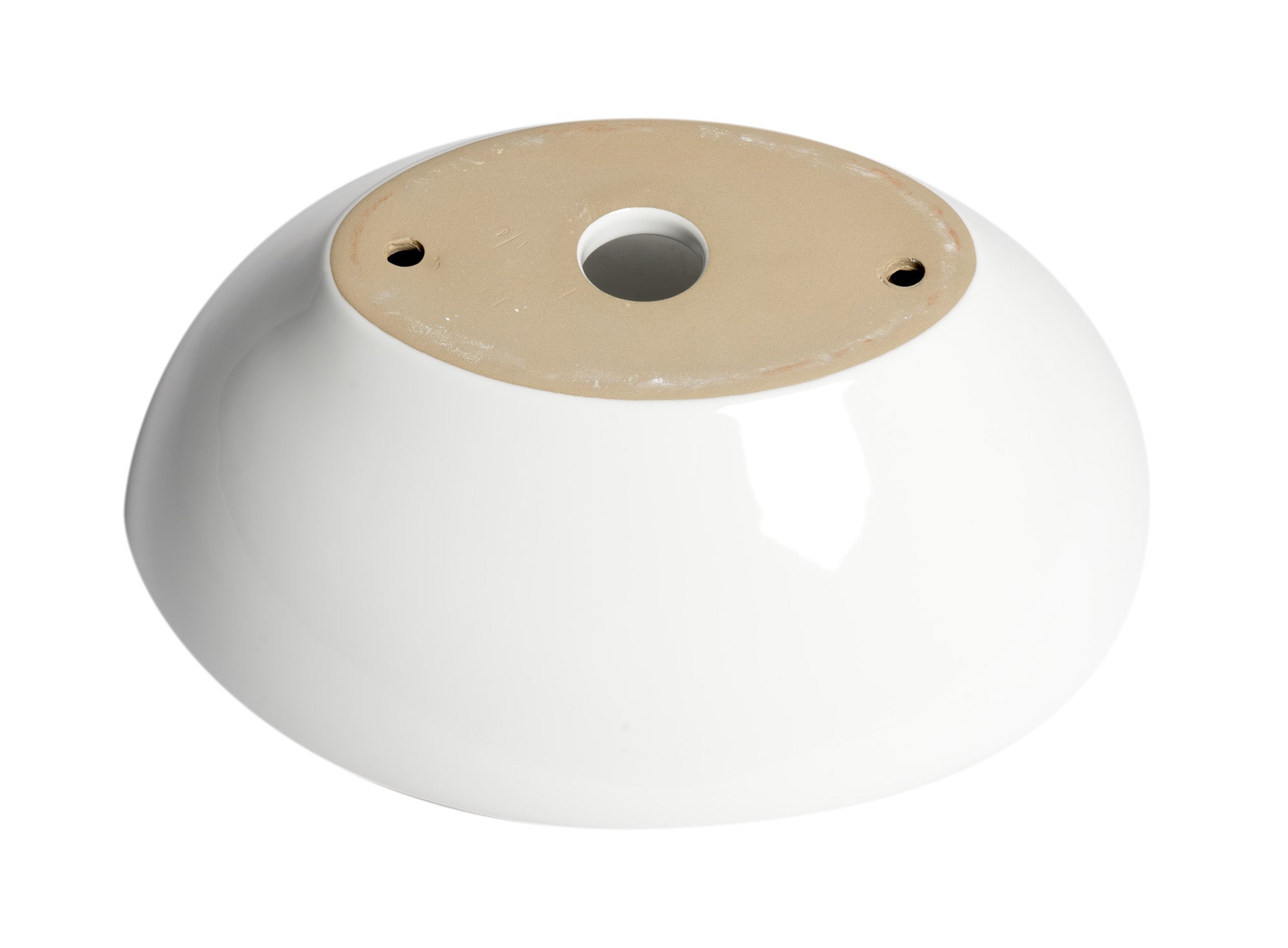 ALFI ABC913 White 16" Egg Shape Above Mount Ceramic Sink