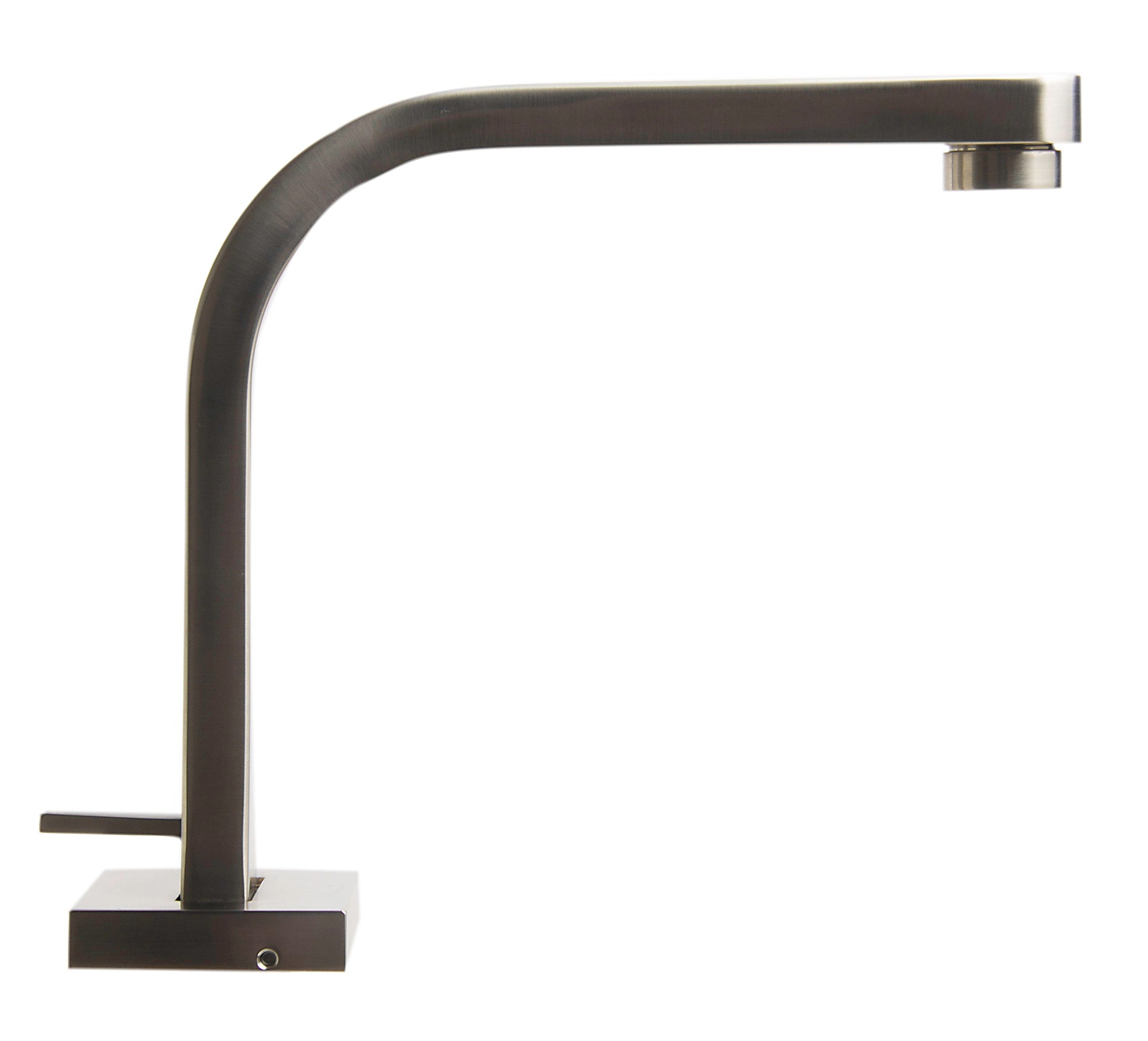 ALFI AB2703-BN Brushed Nickel Deck Mounted Tub Filler and Round Hand Held Shower Head