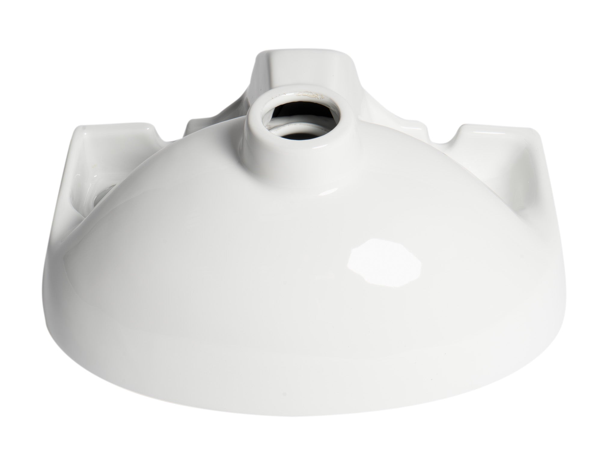 ALFI ABC118 White 14" Small Wall Mounted Ceramic Sink with Faucet Hole