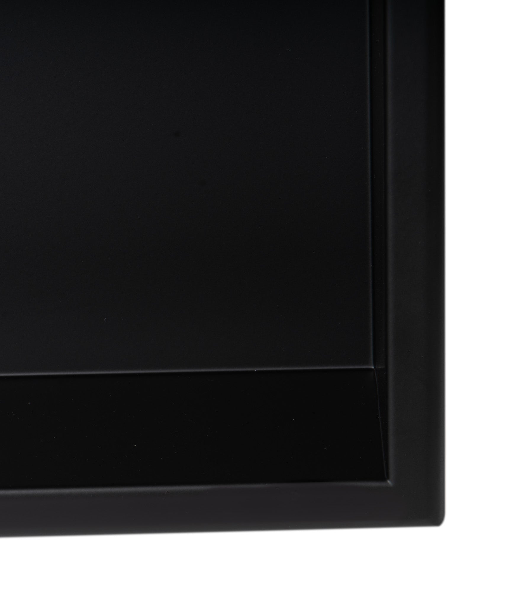 ALFI ABNC2412-BLA 24 x 12 Black Matte Stainless Steel Horizontal Single Shelf Bath Shower Niche