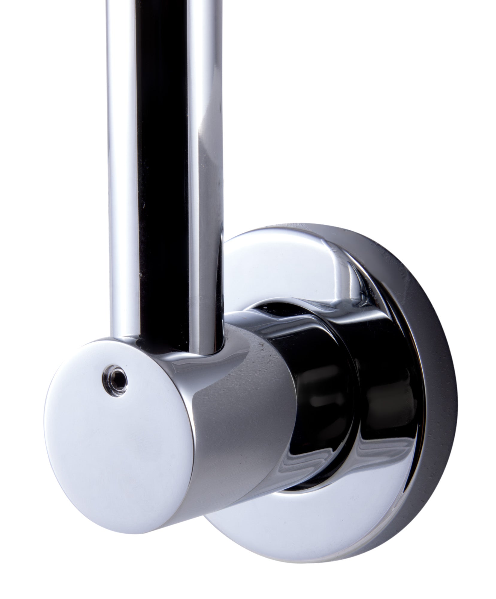 ALFI AB12GRW-PC Polished Chrome 12" Round Raised Wall Mounted Shower Arm