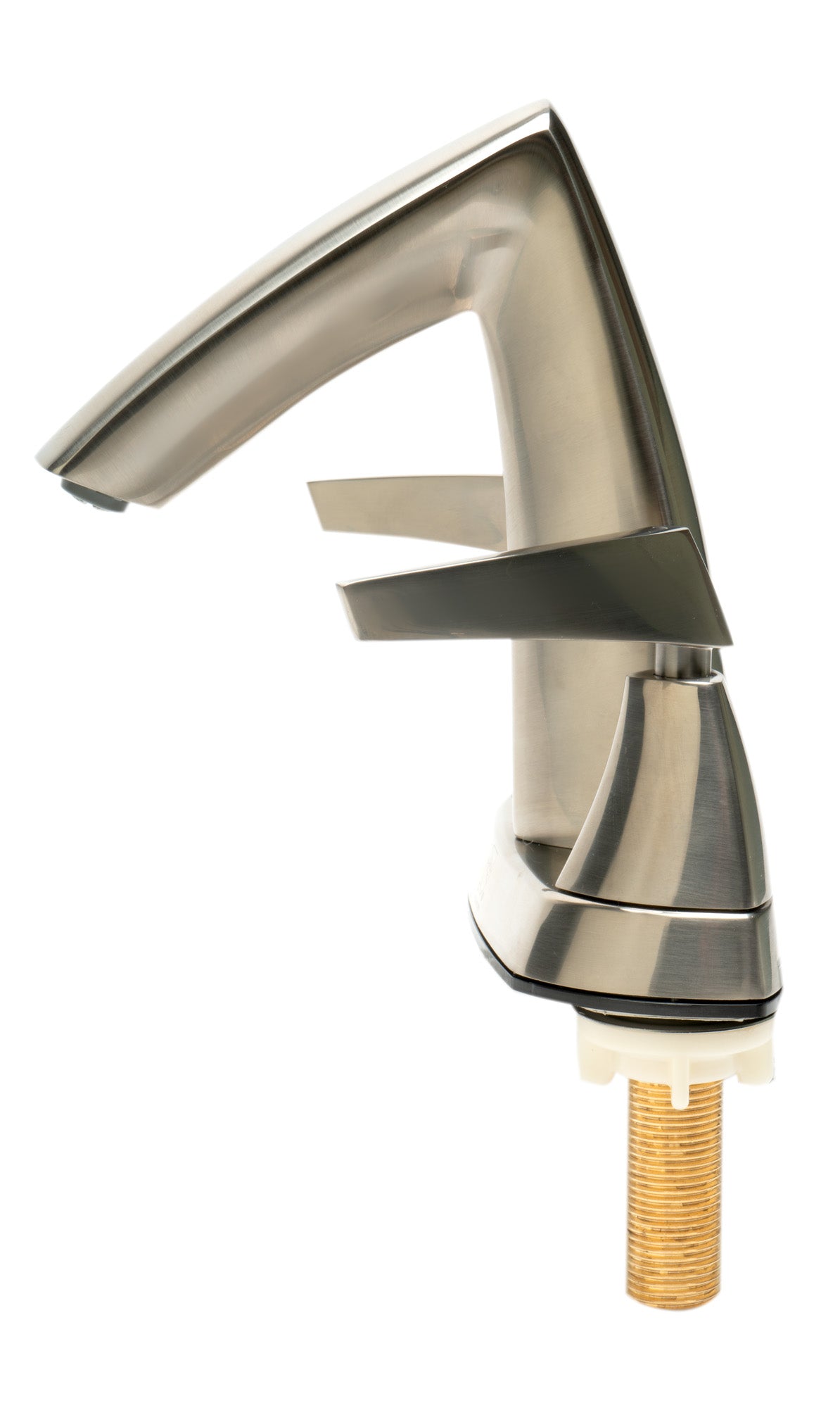 ALFI AB1003-BN Brushed Nickel Two-Handle 4'' Centerset Bathroom Faucet