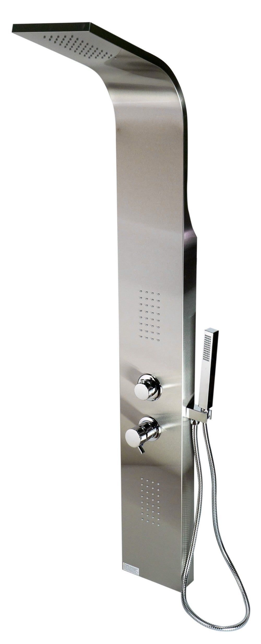 ALFI ABSP20 Modern Stainless Steel Shower Panel with 2 Body Sprays