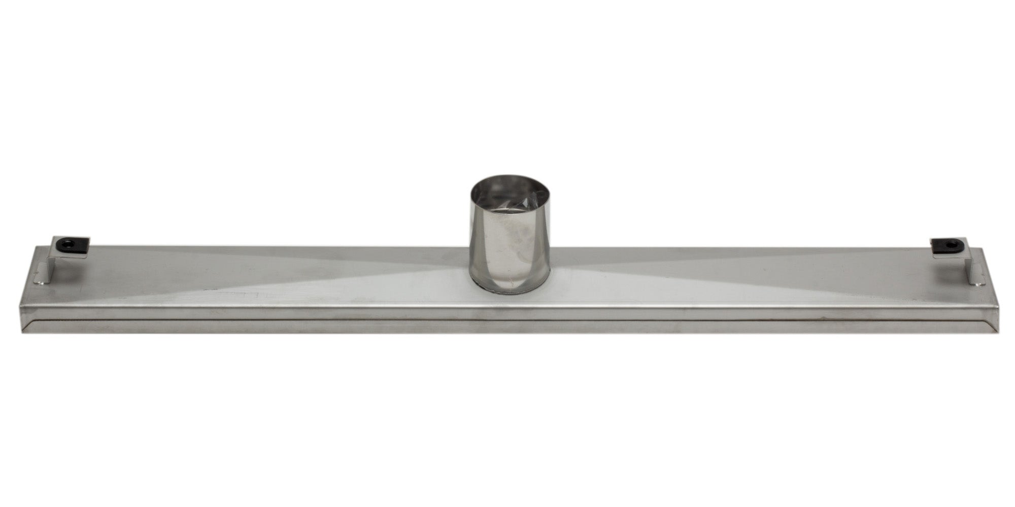 ALFI ABLD24D 24" Modern Stainless Steel Linear Shower Drain with Groove Lines