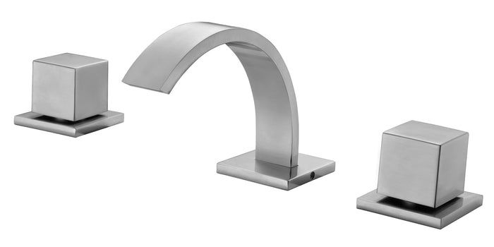 ALFI AB1326-BN Brushed Nickel Modern Widespread Bathroom Faucet