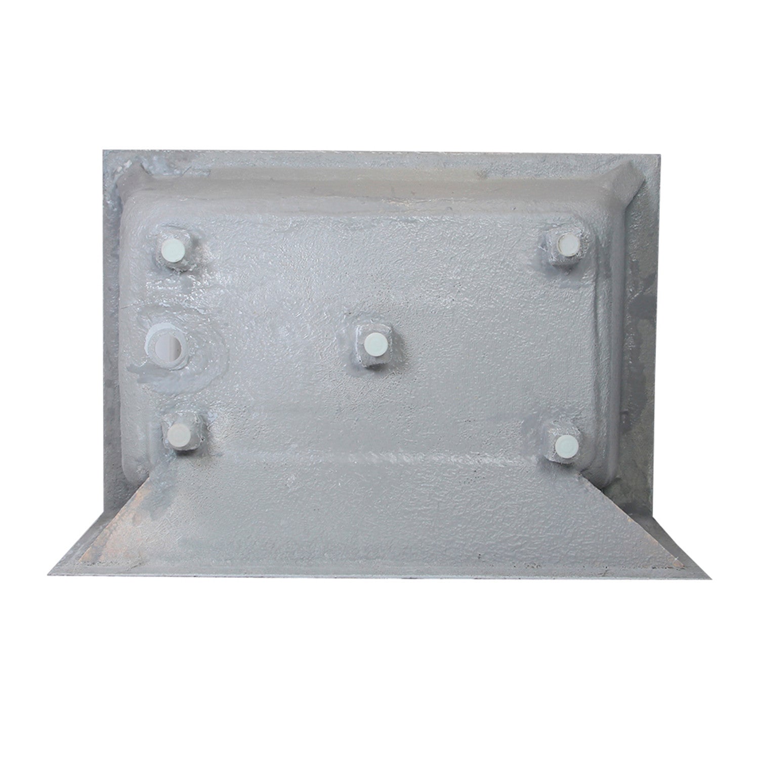 Aqua Eden VTDE483222R 48" Acrylic Rectangular 3-Wall Alcove Tub, Right Hand Drain Hole, Glossy White