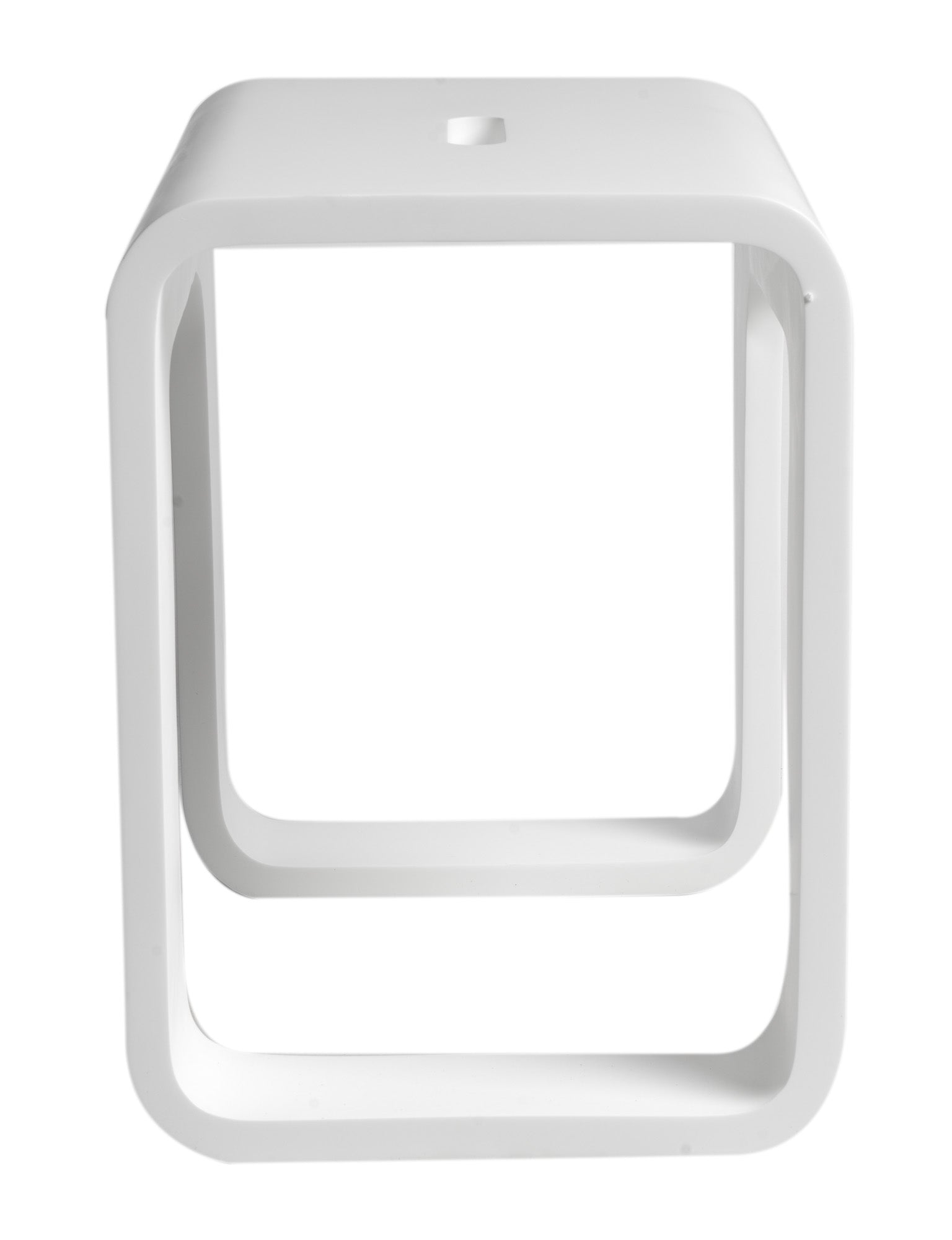 ALFI ABST99 White Matte Solid Surface Resin Bathroom / Shower Stool