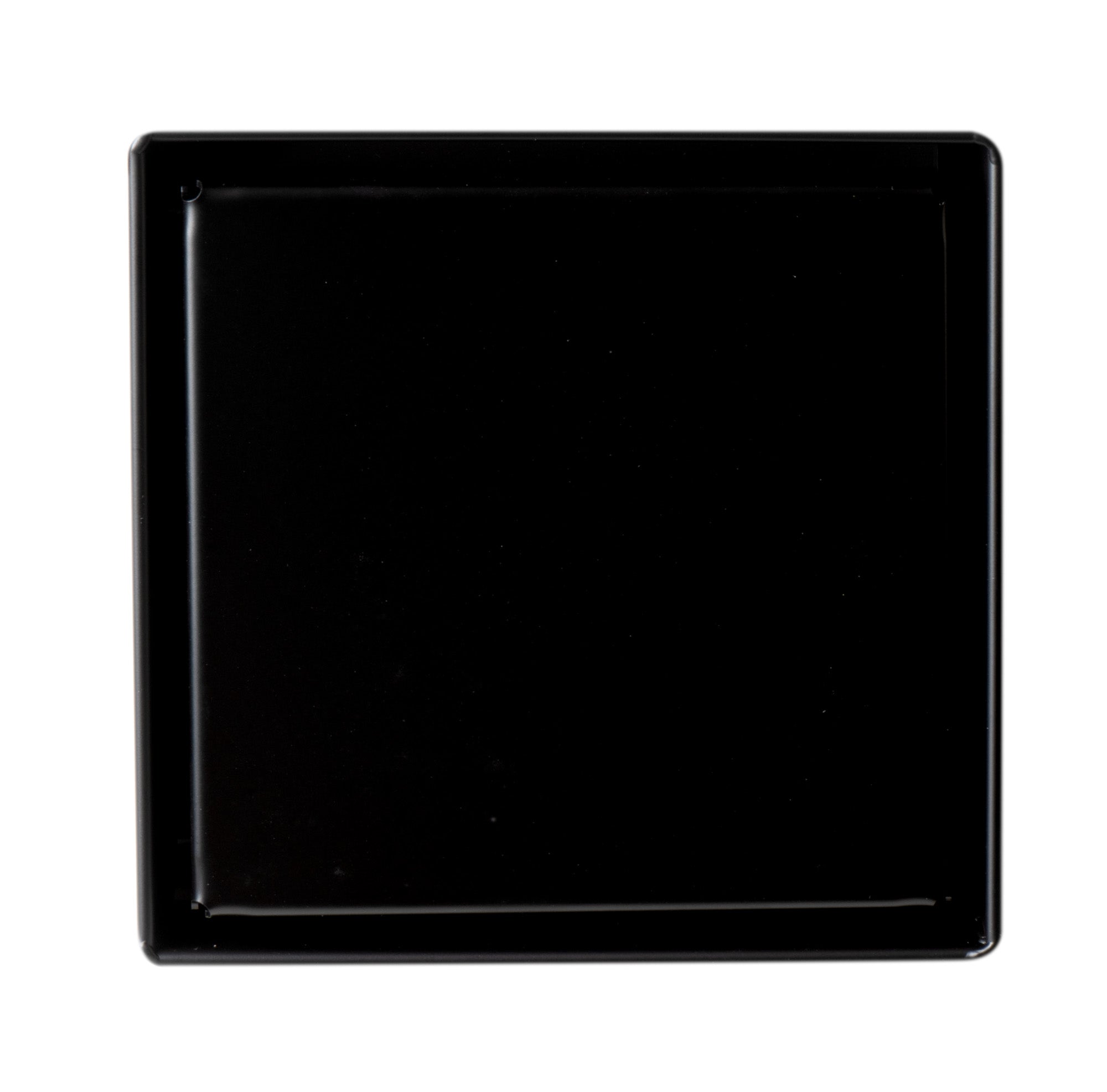 ALFI ABSD55B-BM 5" x 5" Black Matte Square Stainless Steel Shower Drain with Solid Cover