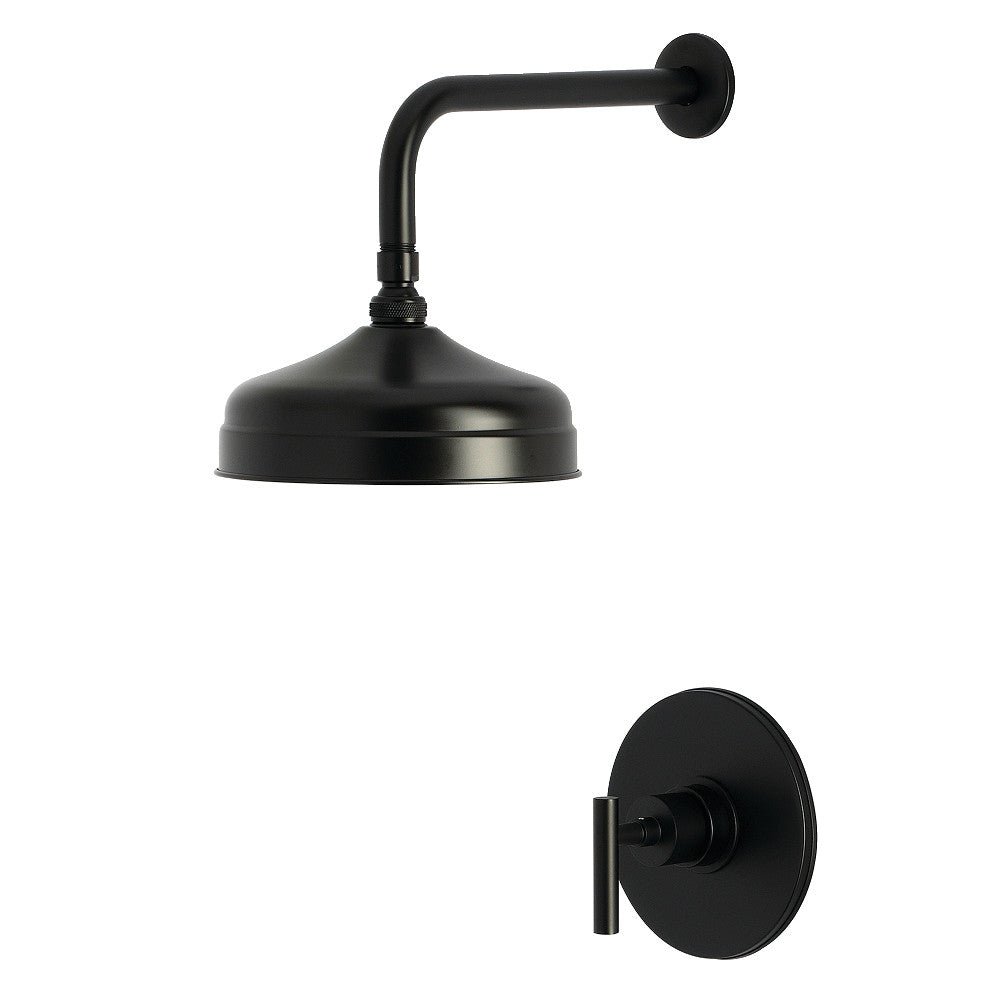 Kingston Brass KB6330CMLSO Manhattan Single-Handle Pressure Balanced Shower Faucet, Matte Black