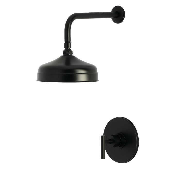 Kingston Brass KB6330CMLSO Manhattan Single-Handle Pressure Balanced Shower Faucet, Matte Black