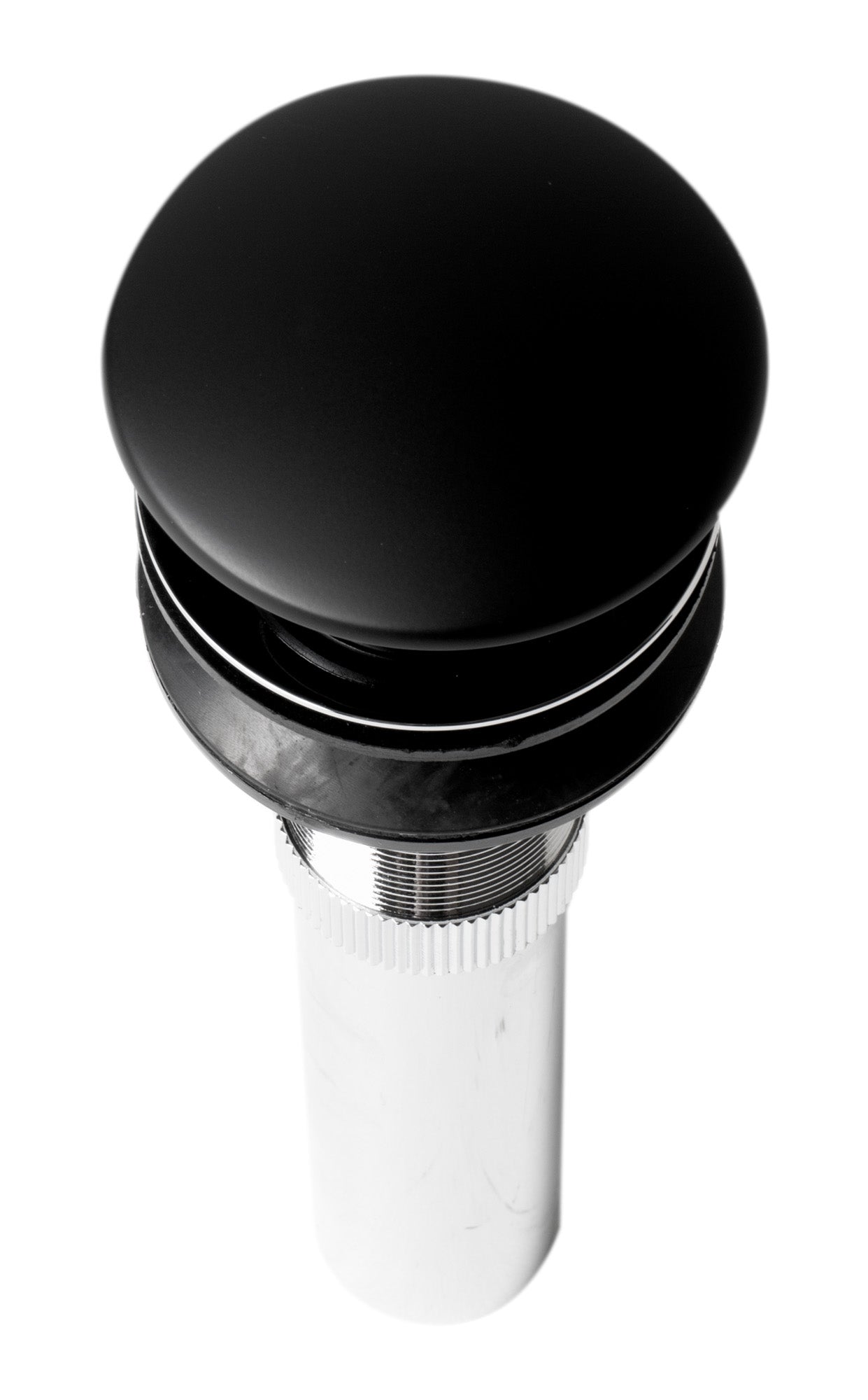 ALFI AB9056-BM Black Matte Pop Up Drain with Overflow