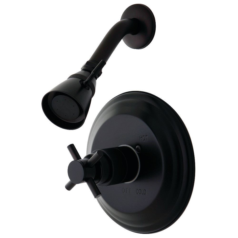 Kingston Brass KB2635DXSO Concord Single-Handle Pressure Balanced Shower Faucet, Oil Rubbed Bronze
