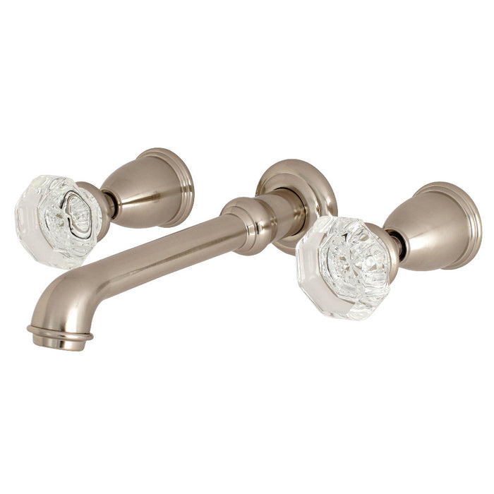 Kingston Brass KS7028WCL Celebrity Two-Handle Wall Mount Roman Tub Faucet, Brushed Nickel