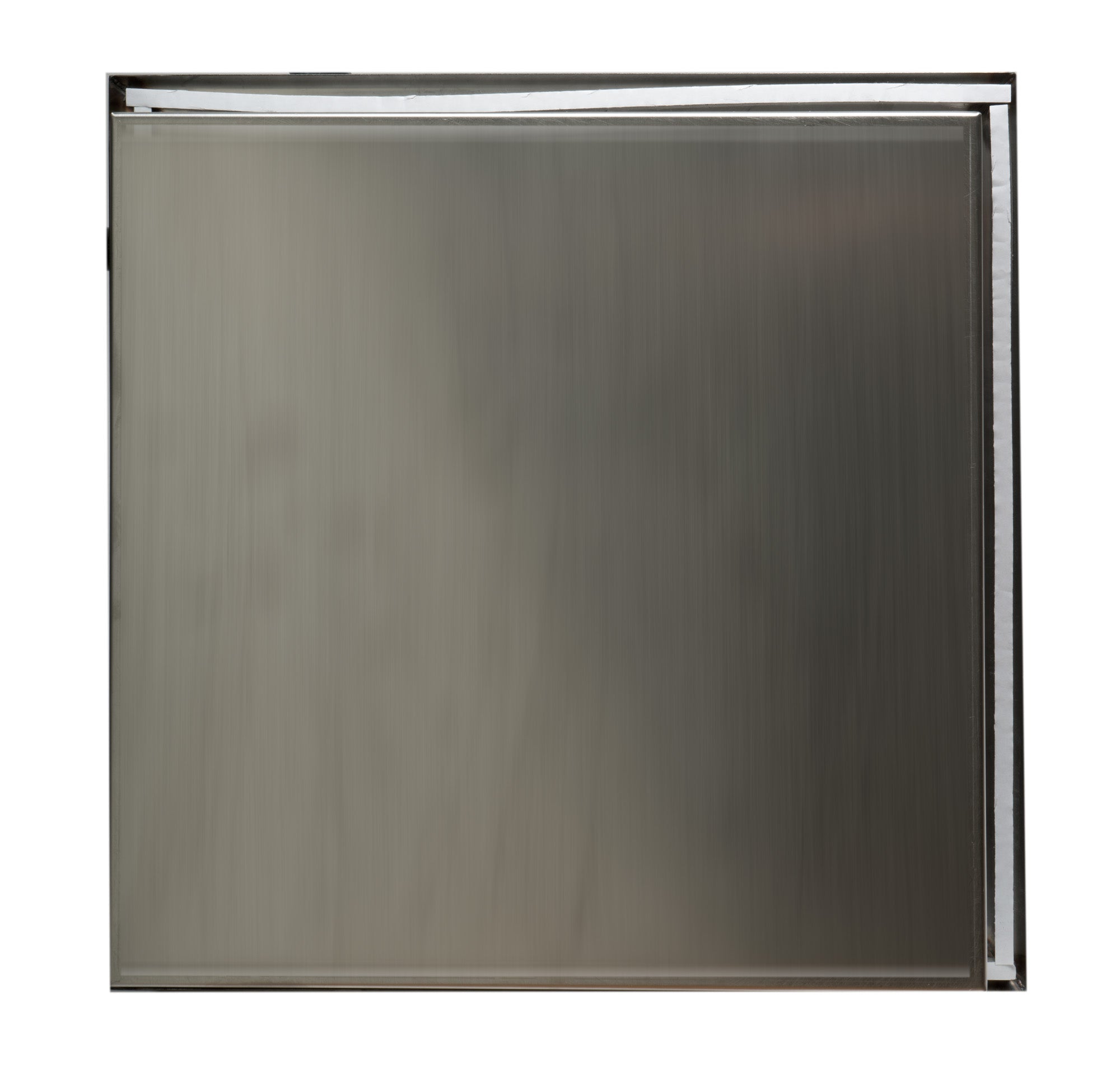ALFI ABN1616-BSS 16 x 16 Brushed Stainless Steel Square Single Shelf Bath Shower Niche