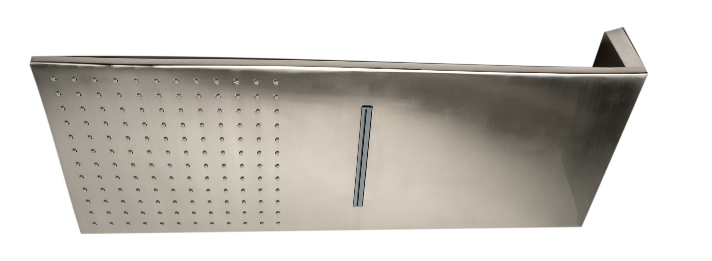 ALFI RAIN10SW-BN Brushed Nickel 10" Wall-Mounted Square Waterfall Rain Shower Head
