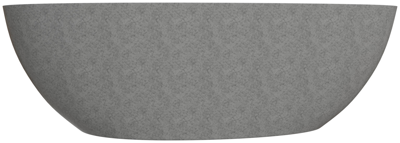 ALFI ABCO72TUB 72" Solid Concrete Tear Drop Freestanding Bathtub