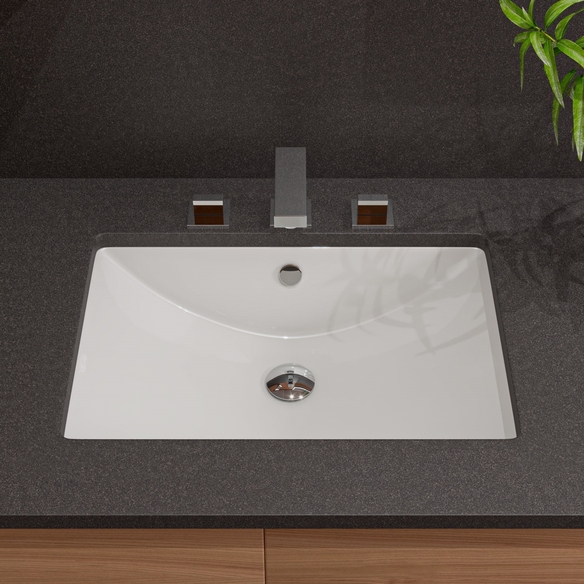 ALFI AB1322-PC Polished Chrome Modern Widespread Bathroom Faucet