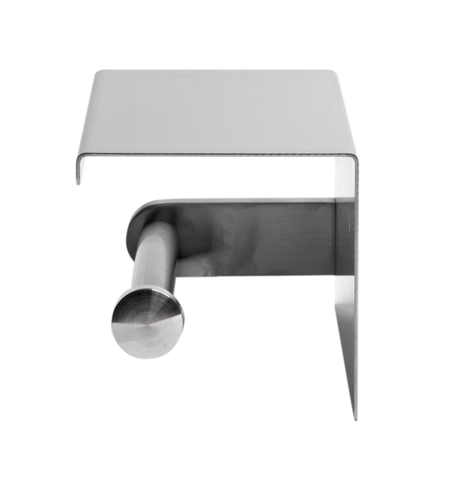 ALFI ABTP66-BSS Brushed Stainless Steel Toilet Paper Holder with Shelf