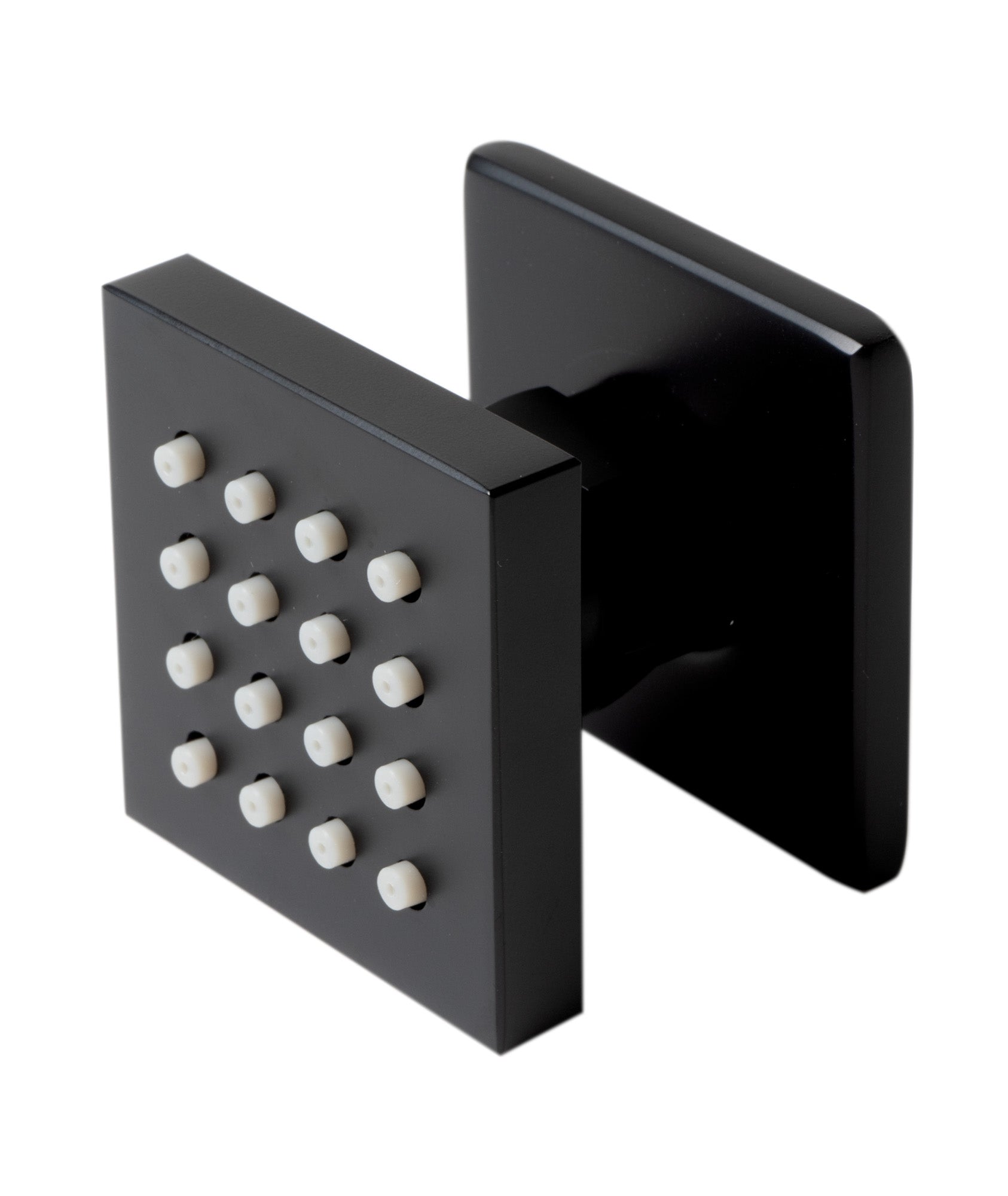 ALFI AB3820-BM Black Matte 2" Square Adjustable Shower Body Spray