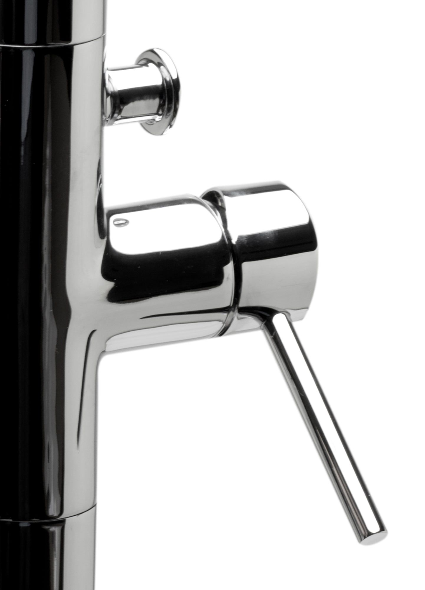 ALFI AB2534-PC Polished Chrome Single Lever Floor Mounted Tub Filler Mixer w Hand Held Shower Head