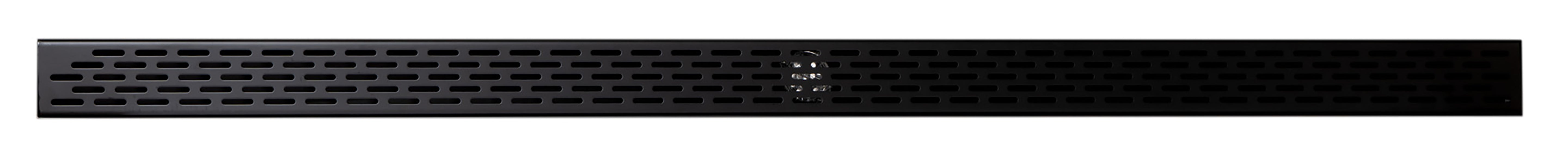ALFI ABLD59C-BM 59" Black Matte Stainless Steel Linear Shower Drain with Groove Holes