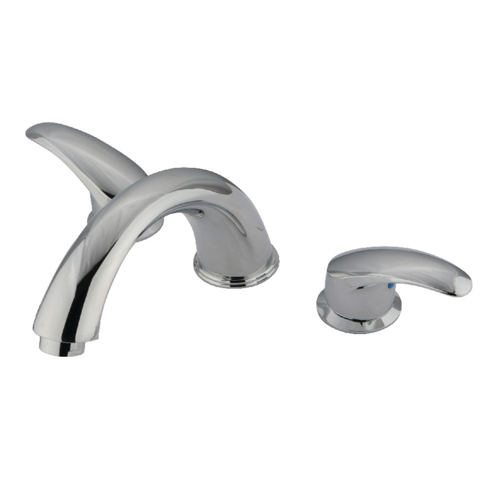 Kingston Brass KB6361LL  Two-Handle Deck Mount Roman Tub Faucet, Polished Chrome