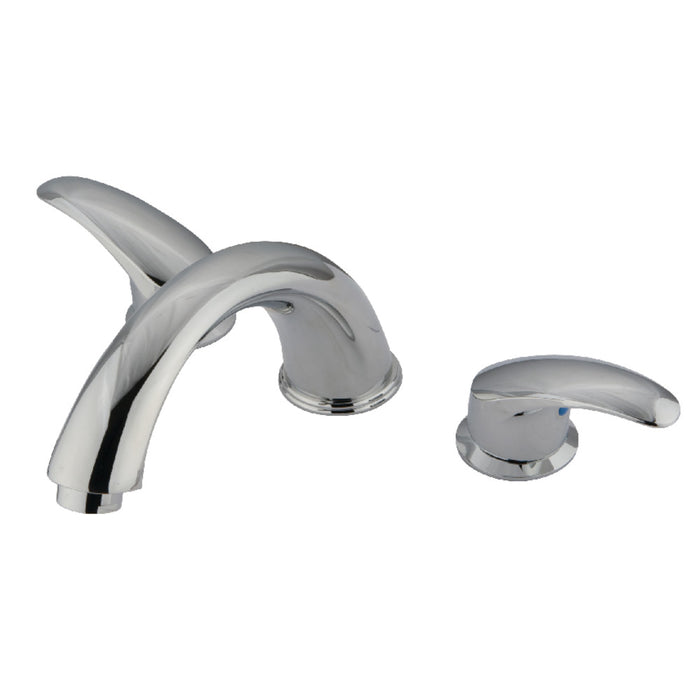 Kingston Brass KB6361LL  Two-Handle Deck Mount Roman Tub Faucet, Polished Chrome