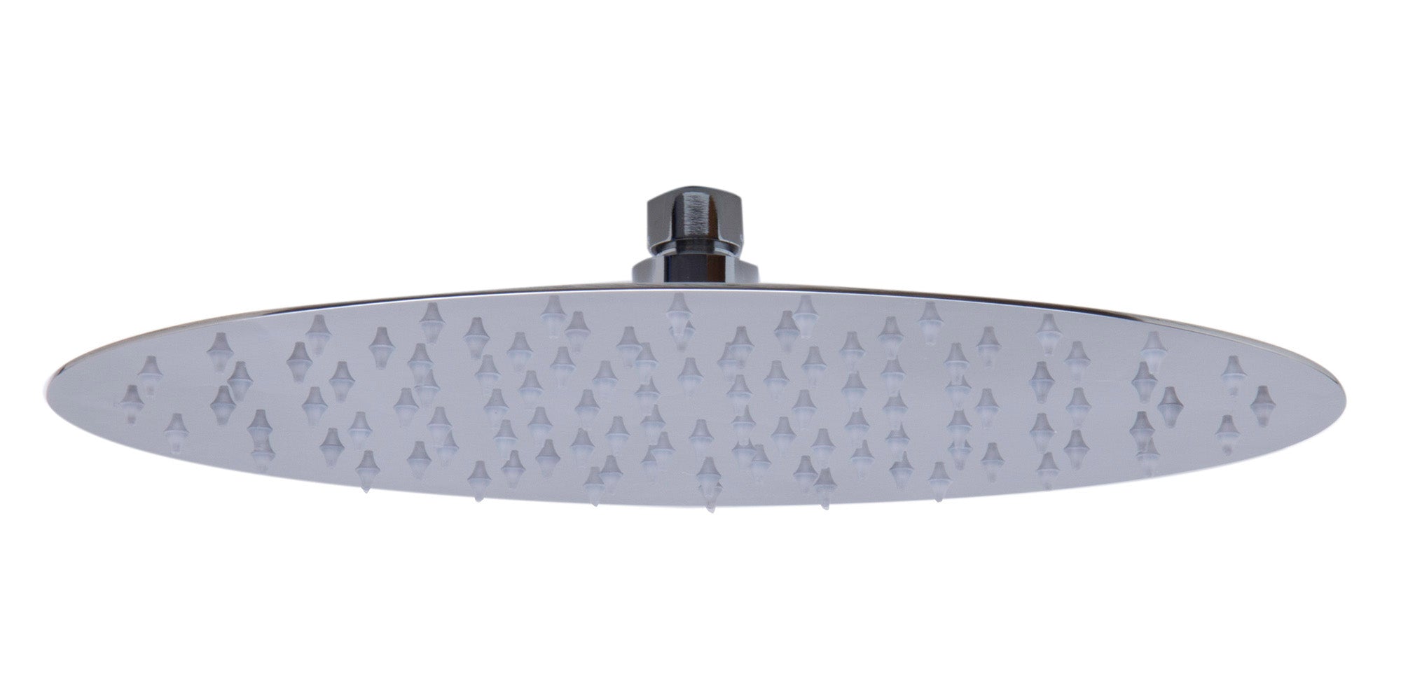 ALFI RAIN128-PSS 12" Oval Polished Solid Stainless Steel Ultra Thin Rain Shower Head