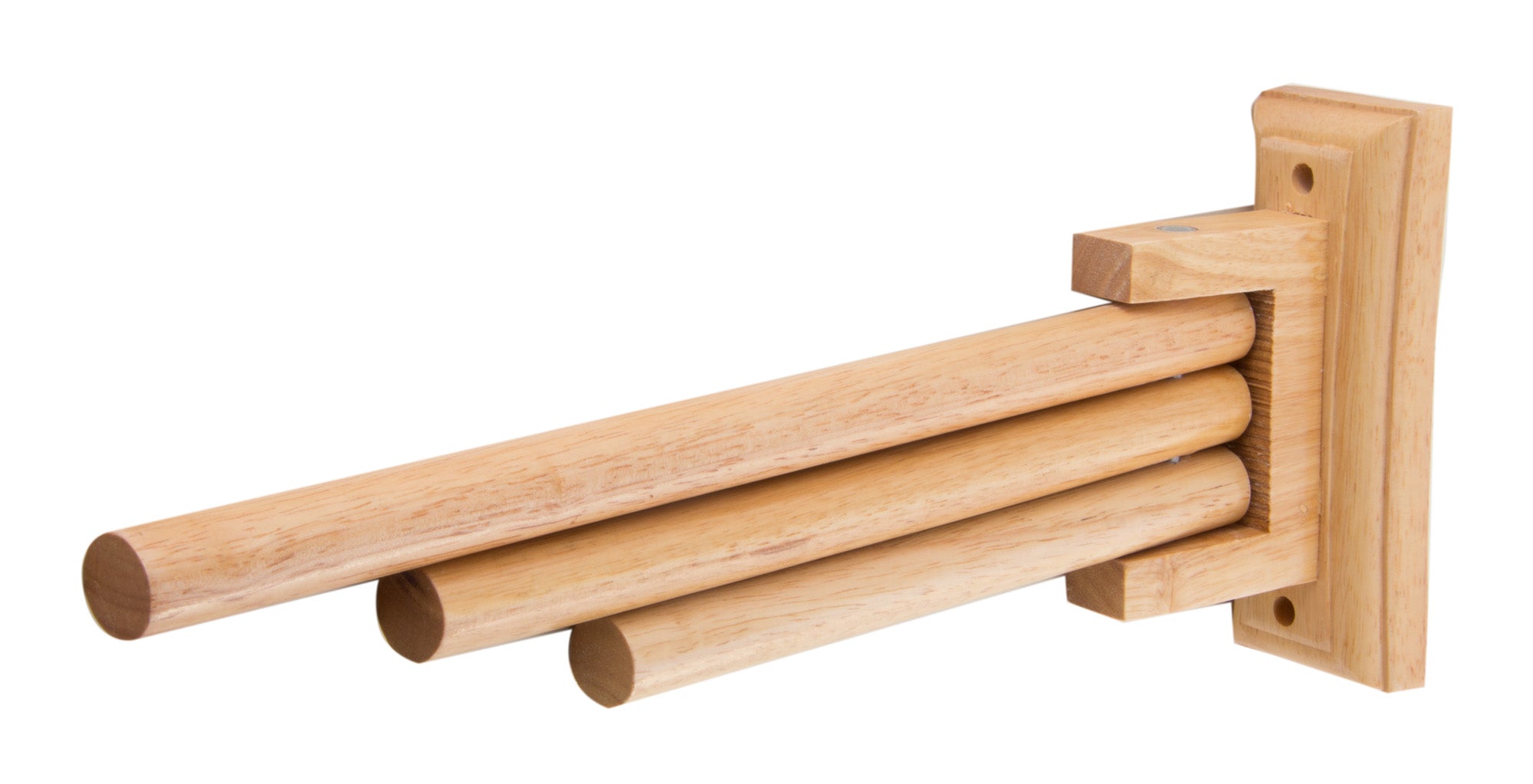 ALFI AB5506 16" Triple Rack Wooden Towel Bar Bathroom Accessory