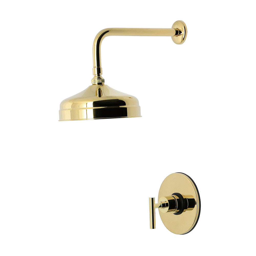Kingston Brass KB6332CMLSO Manhattan Single-Handle Pressure Balanced Shower Faucet, Polished Brass